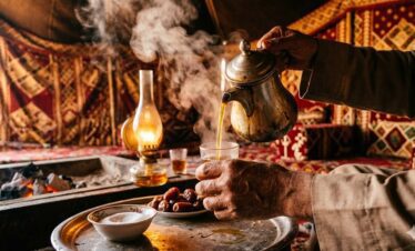 Bedouin tea during 3 Hour Desert Safari Hurghada