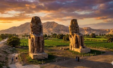 The majestic Colossi of Memnon