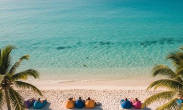 Tropical vibes on Hula Hula island