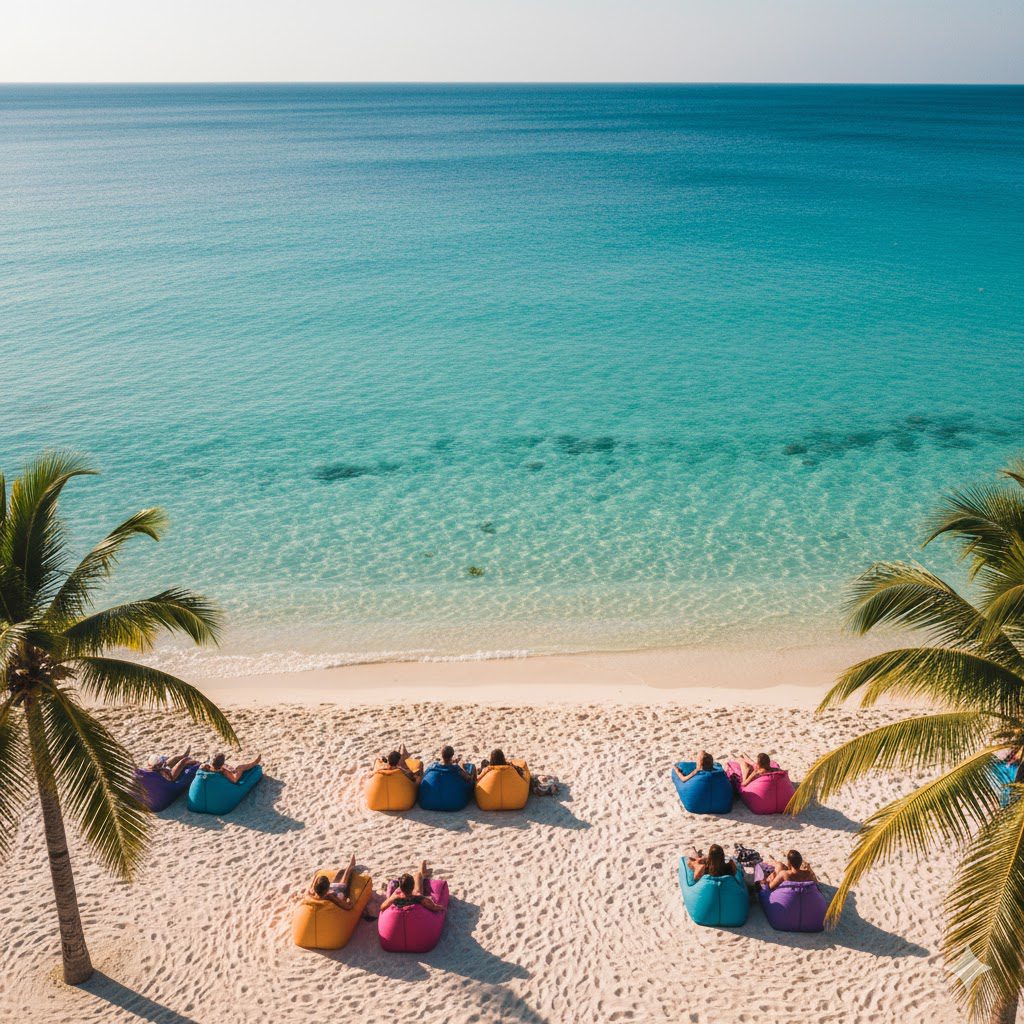 Tropical vibes on Hula Hula island
