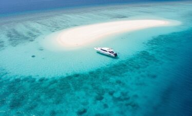 Private stop at Orange Bay sandbank