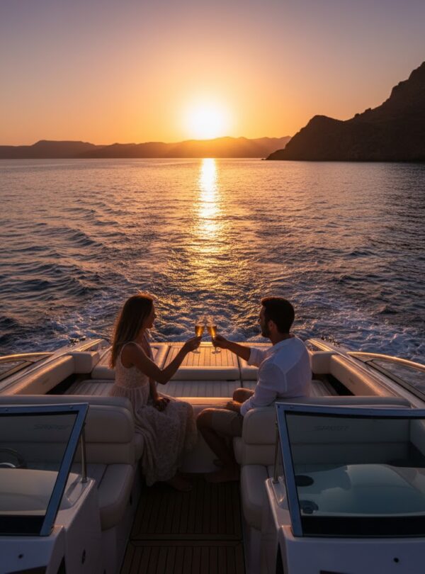Romantic Private Speed Boat Hurghada sunset tour