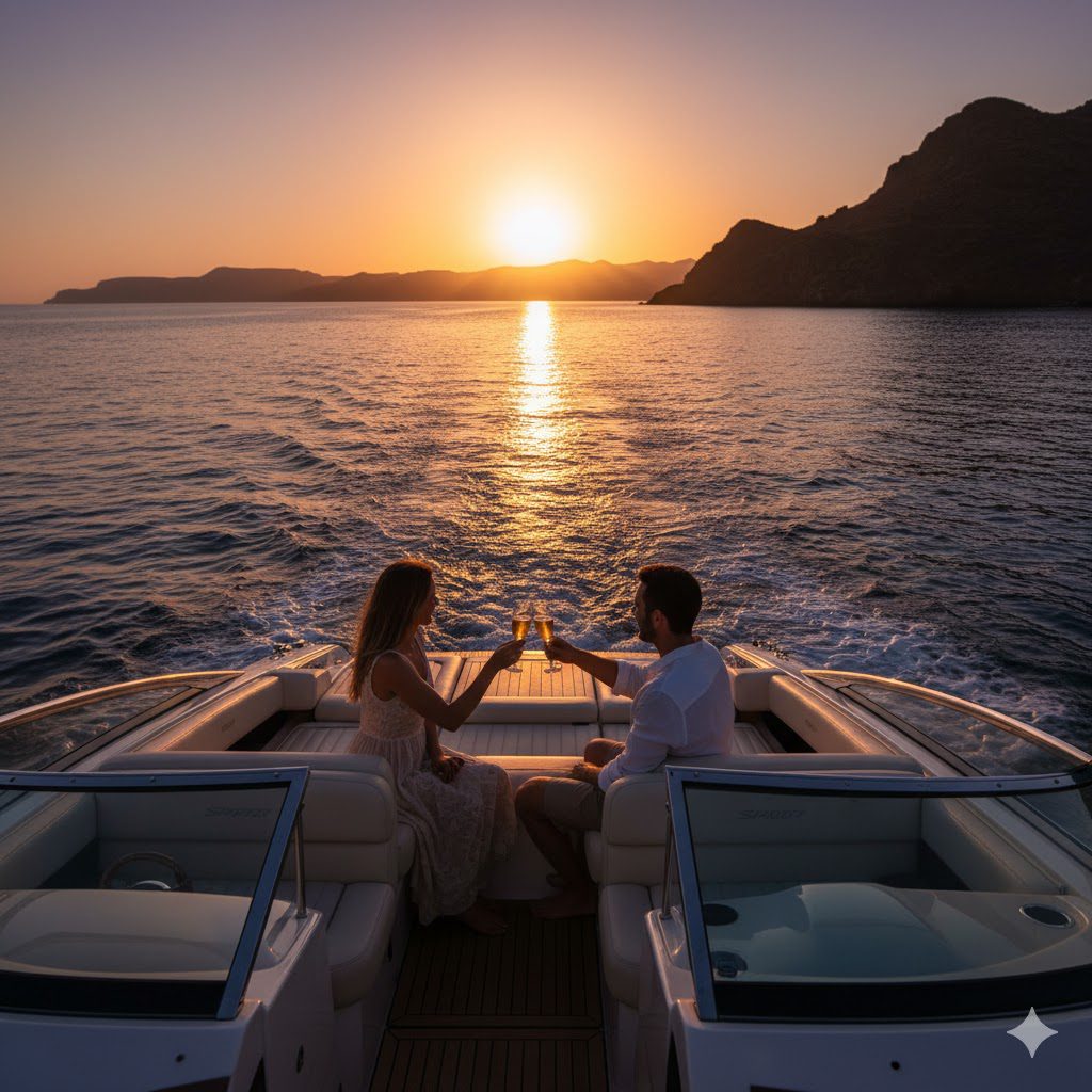 Romantic Private Speed Boat Hurghada sunset tour