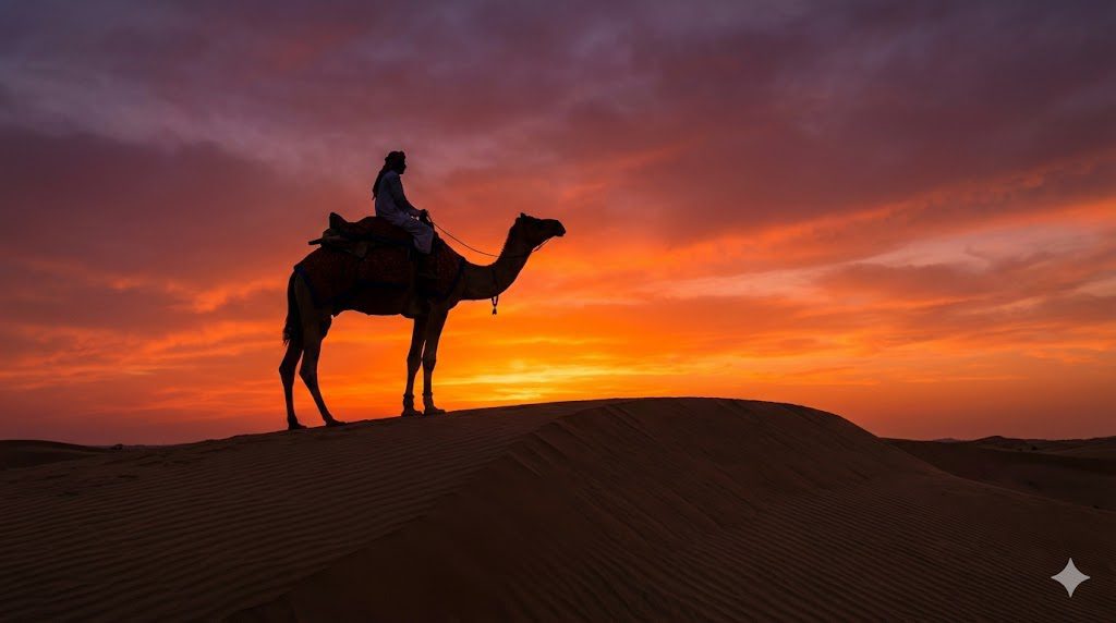 Camel ride during 3 Hour Desert Safari Hurghada
